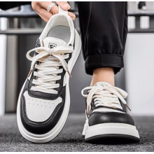 男鞋2025新款冬季青少年学生高级感休闲板鞋厚底增高运动小白潮鞋