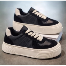 男鞋2025新款冬季休闲百搭板鞋男士运动休闲厚底增高复古德训潮鞋