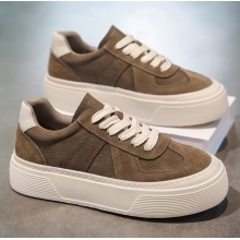 男鞋2025新款冬季休闲百搭板鞋男士运动休闲厚底增高复古德训潮鞋