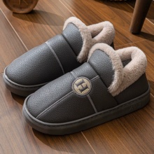 特大码棉拖鞋男士秋冬季室内外加绒保暖防滑包跟踩屎感棉鞋