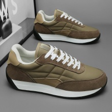 男鞋2024春季新款潮流百搭学生跑步运动厚底男士休闲爆款潮鞋