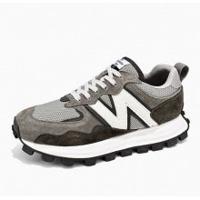 男鞋2024新款网面透气港风小众男士复古休闲运动鞋