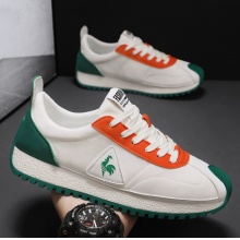 网红爆款男鞋夏季透气厚底阿甘鞋子休闲男士运动跑步鞋