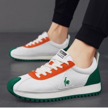 网红爆款男鞋夏季透气厚底阿甘鞋子休闲男士运动跑步鞋