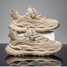 夏季新款软底复古运动休闲鞋高级感网面阿甘鞋轻便透气韩版运动鞋