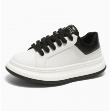 小白鞋夏季透气皮面百搭防水防滑潮鞋户外跨境爆款男鞋学生运动鞋