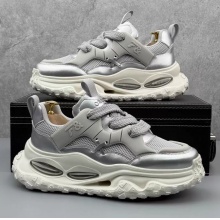 老爹鞋男2025新款夏季透气网面厚底男士运动休闲百搭潮流潮鞋