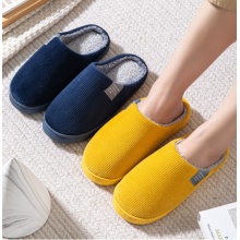 冬季新款棉拖鞋女室内居家保暖防滑软底情侣可爱静音加绒拖鞋男士