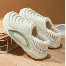 防水棉拖鞋男士冬季2025新款运动防滑包跟厚底保暖加绒棉鞋男外穿