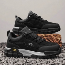 男鞋冬季2025新款休闲运动增高老爹鞋户外防滑厚底旅游运动鞋