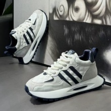 欧洲站男鞋冬季厚底休闲运动阿甘鞋青少年网红潮牌白色跑步老爹鞋