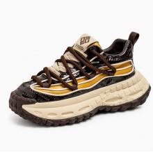 男鞋2025秋季新款复古百搭舒适厚底增高老爹鞋