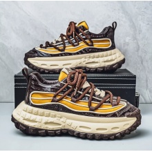 男鞋2025秋季新款复古百搭舒适厚底增高老爹鞋