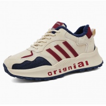 男鞋2025新款冬季加绒加厚百搭运动休闲阿甘潮鞋复古保暖老爹棉鞋