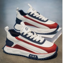 阿甘男鞋冬季潮流百搭休闲青少年跑步防滑运动厚底内增高老爹潮鞋