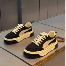 男鞋2025新款冬季潮流百搭休闲厚底板鞋学生网面透气运动小白潮鞋