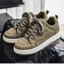 男鞋子潮鞋原创美式高街厚底板鞋男士ins网红百搭小众设计港风鞋